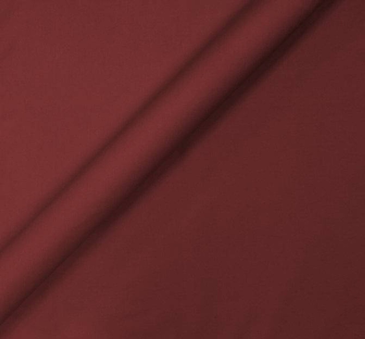 1 Yard Stretch Cotton Poplin Fabric Burgundy 48/50 Inches Width